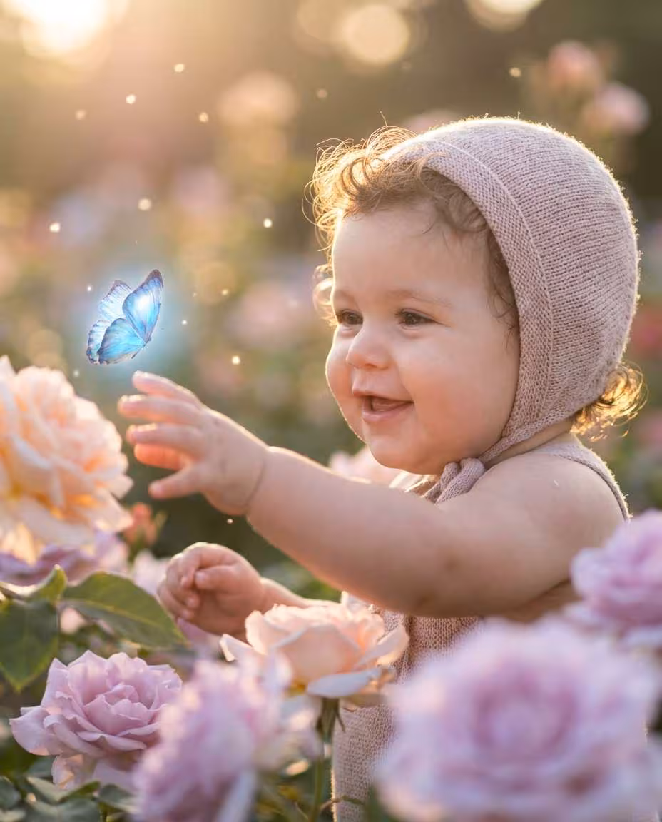 Butterfly and Blossoms example