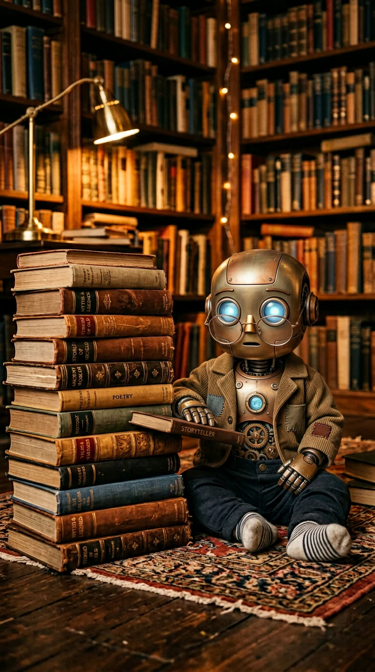 Smart Baby with Oversized Glasses example