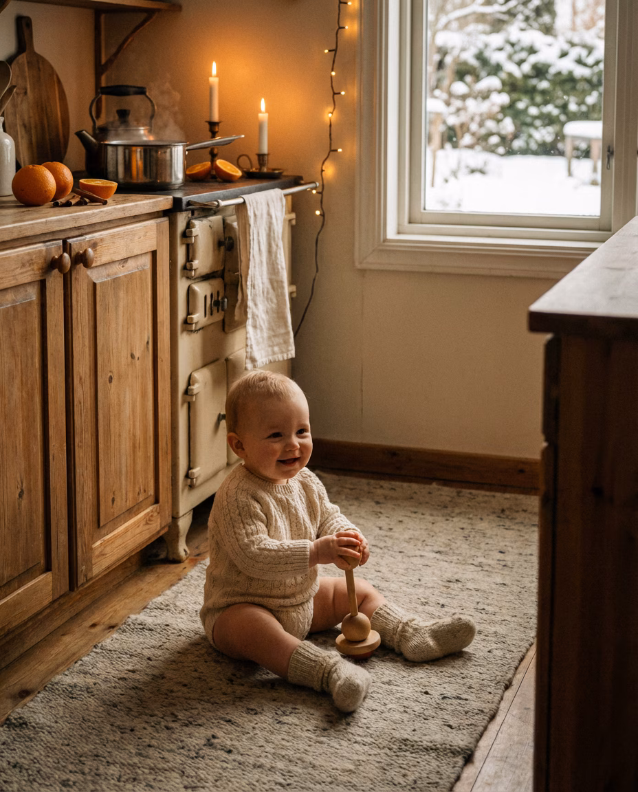 Cottagecore Winter Kitchen example