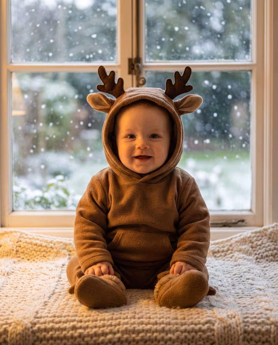 Tiny Reindeer Outfit example