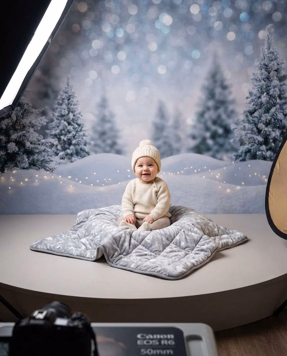 Winter Wonderland Backdrop example