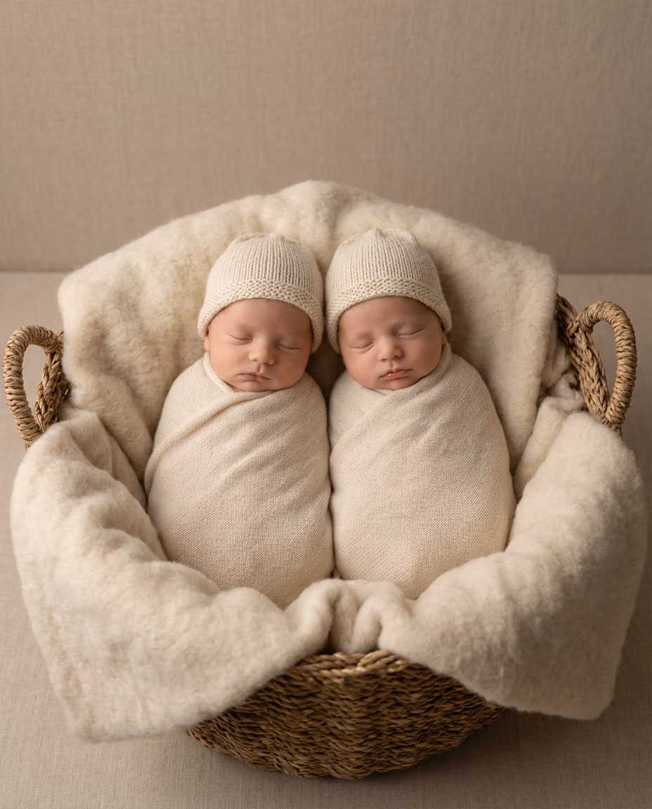Newborn Basket Sleep example