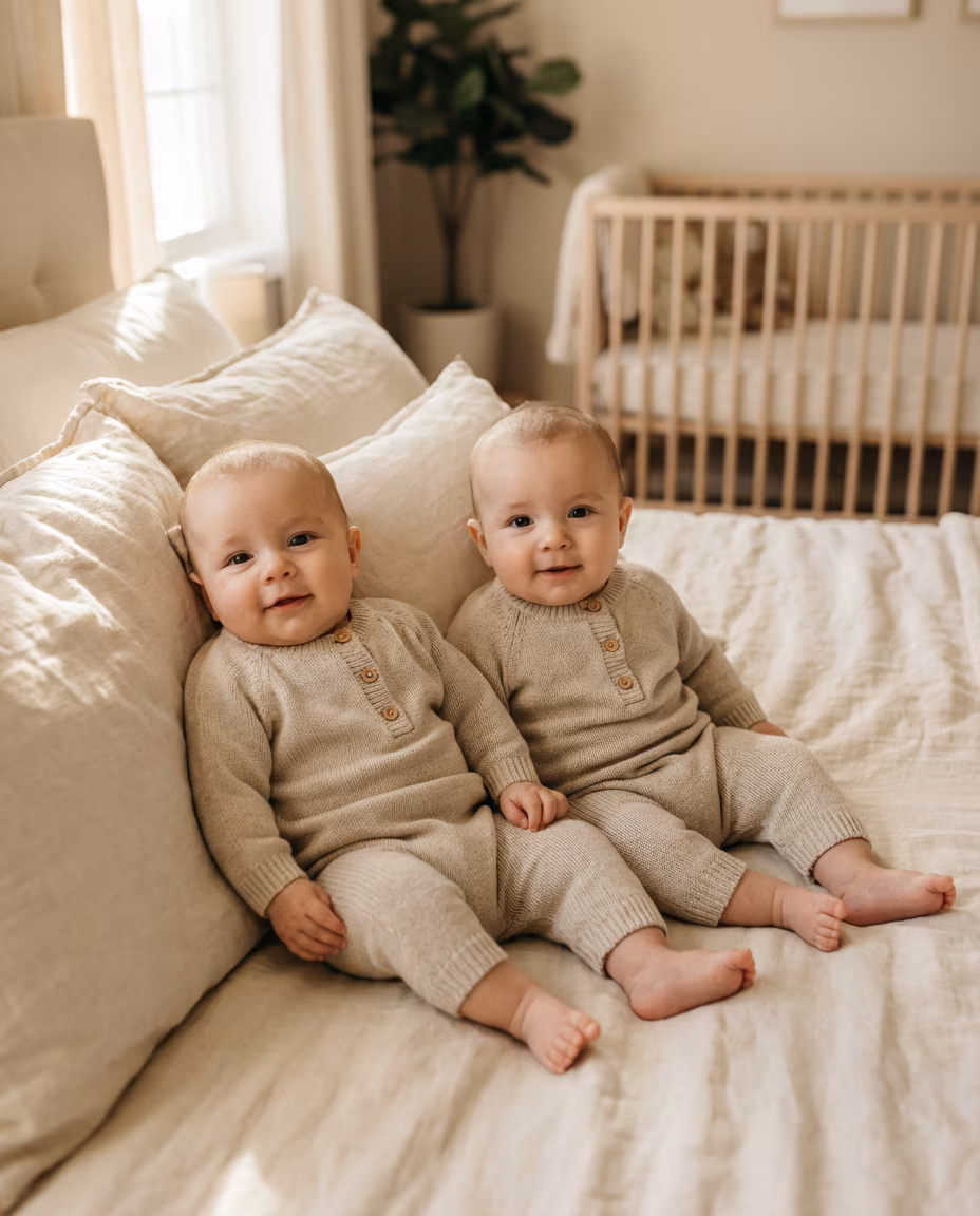 Gemini AI Twin Baby Photo Prompt preview
