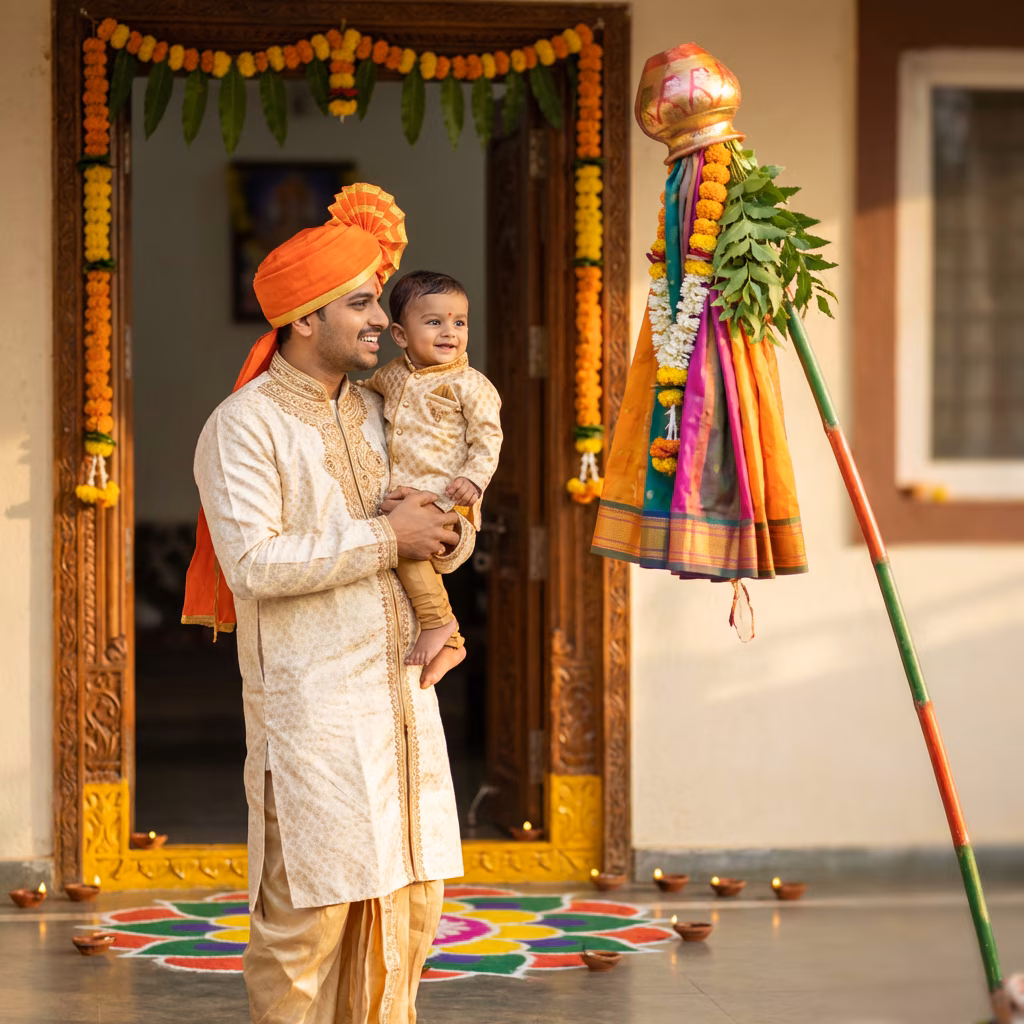 Father & Baby Boy Matching Traditional example
